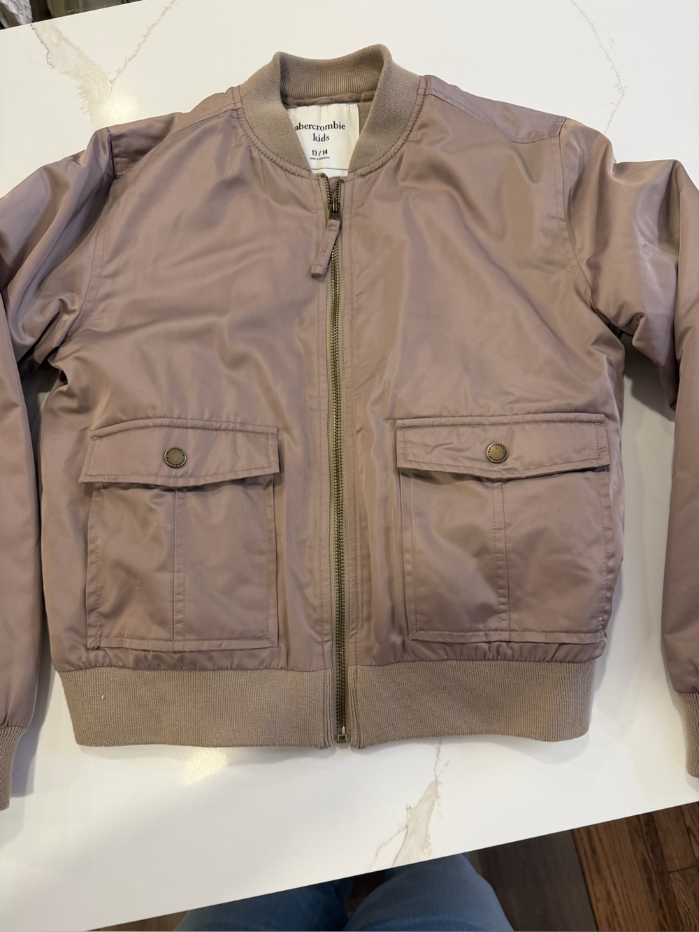 Abercrombie kids bomber jacket